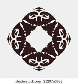 ilustración vectorial de bonitos y buenos motivos florales para la decoración de paredes u otros