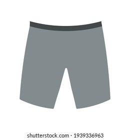 vector illustration of beautiful gray shorts