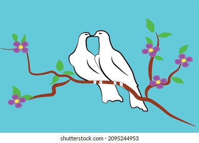 
Ilustración vectorial de bello paisaje, tema, fondo, textura.
