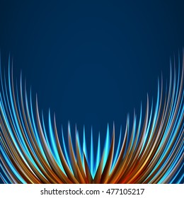 vector illustration. Beautiful multicolored abstract background of lines. The concept for the design of banner, poster, cards