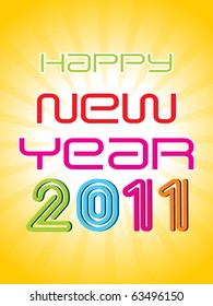 vector illustration of beautiful pattern wallpaper for new year