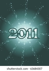 vector illustration of beautiful pattern wallpaper for new year