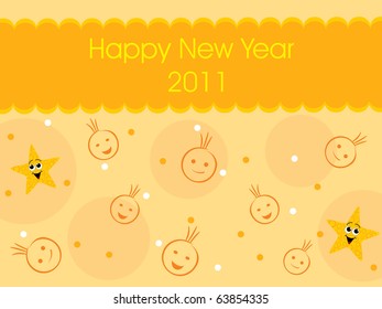 vector illustration of beautiful pattern wallpaper for new year