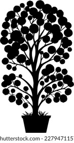 vector illustration of beautiful plant