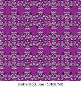 Vector illustration of beautiful purple wallpaper