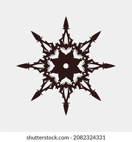 ilustración vectorial de ornamentos hermosos y raros para la impresión de ornamentos o pantallas de tela