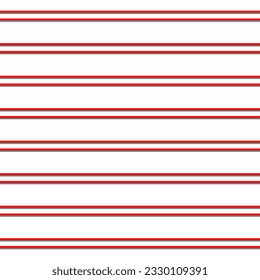 Ilustración vectorial de hermosas líneas lineales rojas y grises sobre fondo blanco para fondo. y trabajos de diseño de tejidos y diversos proyectos
