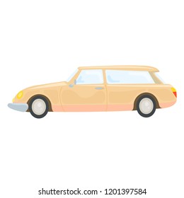 Vector illustration of beautiful retro car. Vintage car vectors.