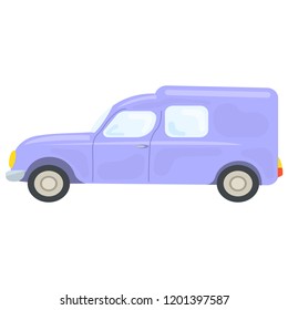 Vector illustration of beautiful retro car. Vintage car vectors.
