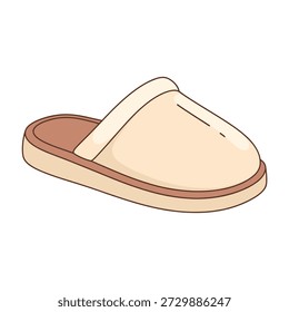 Vektorgrafik eines schönen Slipper Art Designs