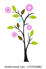 Vector Illustration der schönen Sonnenblumen