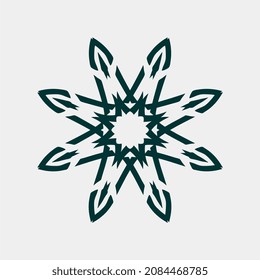 vector illustration of beautiful and symmetrical motifs suitable for display