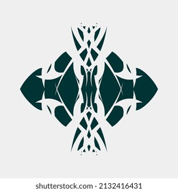 vector illustration of beautiful and beautiful symmetrical ornament images for wall decoration or t-shirt screen printing