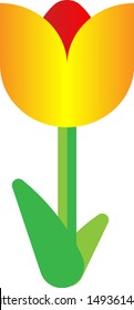 Vector illustration of beautiful tulip