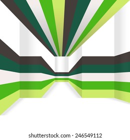 vector illustration of a beautiful wall prospects in different colors