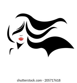 Vector illustration of Beautiful woman