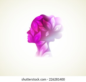 Vector illustration of Beautiful woman