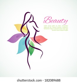 Vector illustration of Beautiful woman eps 10