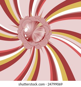 Vector illustration of beautifull sunny background.