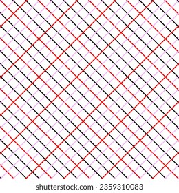 Vektorgrafik eines wunderschön kontrastreichen roten, schwarzen und rosafarbenen Musters. auf weißem Hintergrund. Für Hintergrund- und Textilmode und so weiter.