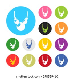 Vector illustration of beauty and fashion icons