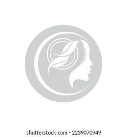ilustración vectorial de la plantilla de diseño del logotipo de belleza - vector