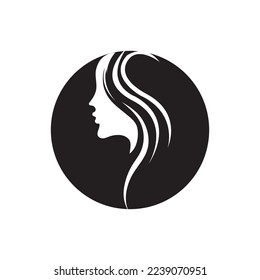 ilustración vectorial de la plantilla de diseño del logotipo de belleza - vector