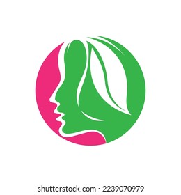 ilustración vectorial de la plantilla de diseño del logotipo de belleza - vector