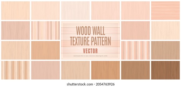 Ilustración vectorial belleza de madera pastel de pared de suelo de textura conjunto de colección de fondo.