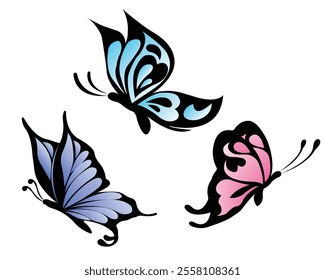 Vector Illustration Of Beautyfull  Butterfly