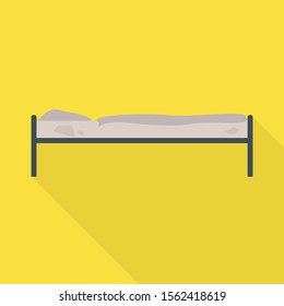 Vector illustration of bed logo. Graphic of bed and furniture stock vector illustration.