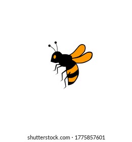 Vector illustration of a bee