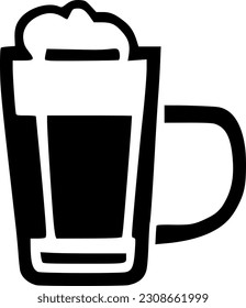 ilustración vectorial del icono de cerveza