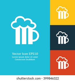 Vector illustration of beer icon