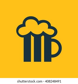Vector illustration of beer icon