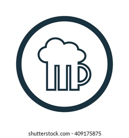 Vector illustration of beer icon