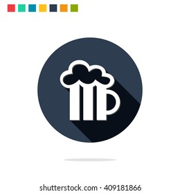Vector illustration of beer icon