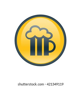 Vector illustration of beer icon