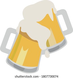 Vektorgrafik des Biermotivons