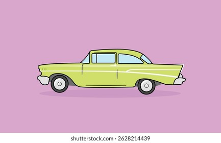 Vector illustration of bel air 1975