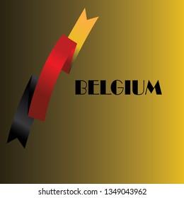 Vector illustration of belgium