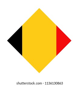 vector illustration of Belgium flag
