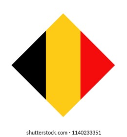 vector illustration of Belgium flag