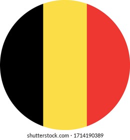 vector illustration of Belgium flag
