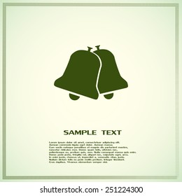 Vector illustration of a bell