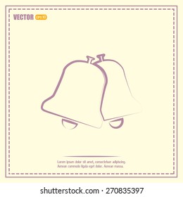 Vector illustration of a bell