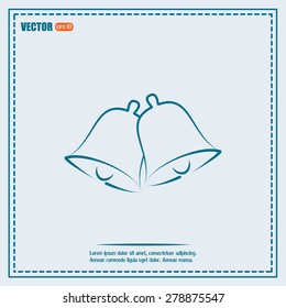 Vector illustration of a bell