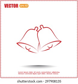 Vector illustration of a bell