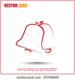 Vector illustration of a bell