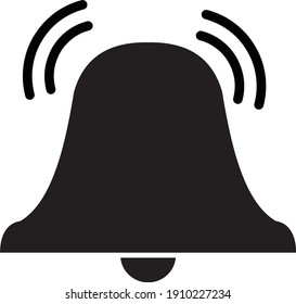 Ilustración vectorial de un icono de campana